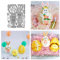 Sredwtk Hase Eier Ostern Box Stanzschablonen Schachtel Stanzschablonen Boxen Metall Prägeschablonen Stanzmaschine Stanzformen Schablonen für DIY 3D Hochzeitgeschenkbox Keksbox Süßigkeitenbox