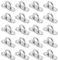 EUIOOVM 20 piastre oculari in acciaio inox – M5 con occhiello per appendere oggetti, ganci di fissaggio, supporto da parete, tenda da sole, gancio da soffitto, accessori per barche