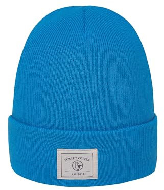 SCHIETWETTER Unisex Erw. Unisex Strickmütze Captain Hook, Beanie, Feinstrick, Wintermütze für Frauen und Männer, unifarben
