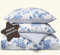 Amqua Mako Satin Bettwäsche 155 x 220 cm | Set Mit Blumen und Blättern | Hotel Qualität 80x80 | Aesthetic Vintage Stil | Arisa