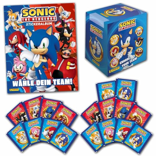 Panini Sonic the Hedgehog - Wähle dein Team Sticker (Sammel-Bundle)