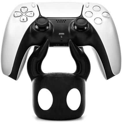 DLseego Game Controller Holder Stand for PS3 PS4 PS5 Xbox 360 ONE NS Pro, 3D Printing Gaming Console Controller Holder Desk Storage Organizer Mount Universal for Video Game Gifts Accessories - Black