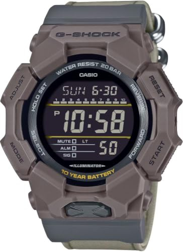 Casio Herren Analog-Digital Uhr mit Harz Armband G1672