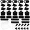 40 Stück USB Port Abdeckungen Silikonabdeckung USB C Staubschutz für Computer Kamera USB RJ45 USB C HDMI SD-Port Kopfhöreranschluss Audioanschluss (8 Typen)