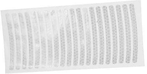 PRETYZOOM 20 Stück Felgenaufkleber Für Autostreifen Reflektierende Felgenaufkleber Ihr Rad Reflektierende Autoaufkleber Räder Autoaufkleber Felgen Dekorativer Felgenaufkleber