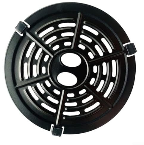 Jotekonoby 2QT Round Air Fryer Grill Plate, Air Fryer Accessory Grill Plate, 304 Stainless Steel Crisper Pan for Air Fryers Air Fryer Crisper Plate