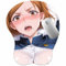 Tapis de souris 3D avec seins en silicone - Avec repose-main - Antidérapant - Anime Manga - Ergonomique - Pour jeu de bureau - Jujutsu Kaisen