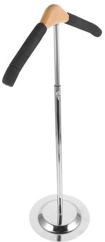 HONITANO Clothing Rack T Stand Black Stainless Steel Dress Display