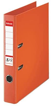 Esselte DIN A4 Ordner, Orange, 52 mm Rückenbreite, Kunststoff, 1 Stück, 811440