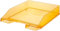 HAN Briefablage Klassik TRANSPARENT, 6 STÜCK Dokumentenablage, Briefkorb, Briefhalter, Papierablage, bis Format A4/C4, 1026-X-28, transparent-orange