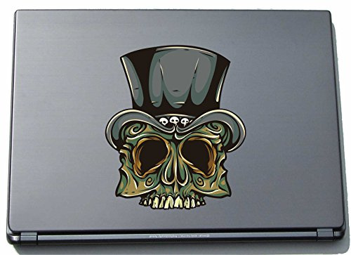 pinkelephant Laptopaufkleber Laptopskin Skull 040 - widerlicher Totenkopf Skull - 150 x 128 mm Aufkleber