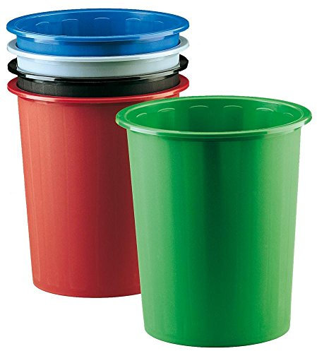 Papelera plástico 14 l. - Burdeos