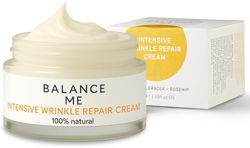 Balance Me Intensive Wrinkle Repair Cream 50ml, Anti Aging Face Moisturiser | For Dry Skin, Collagen Boosting, Hydrating, Firming