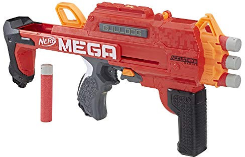 Nerf MEGA Bulldog, 2-in-1 Spielzeugblaster, Multicolor