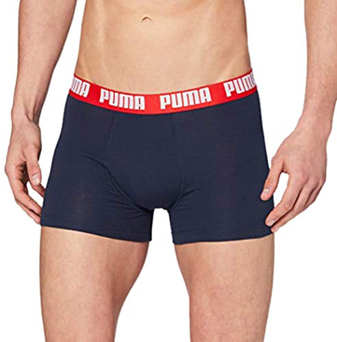 PUMA Herren Puma Basic Men's (5 pakk) Boxer Slip, Mehrfarbig (Blue/ Red/ Black), XL EU