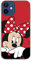Schutzhülle für iPhone 12-12 Pro, offizielle Disney-Minnie-Klassiker, roter Hintergrund zum Schutz Ihres Handys, mit offizieller Disney-Lizenz.