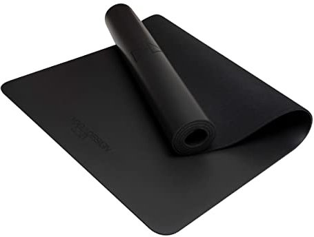 Yoga Design Lab Infinity Yogamatte | Umweltfreundlich, gepolstert und Anti-rutsch, bietet einzigartigen Halt | mit Tragegurt (Night, 5mm)