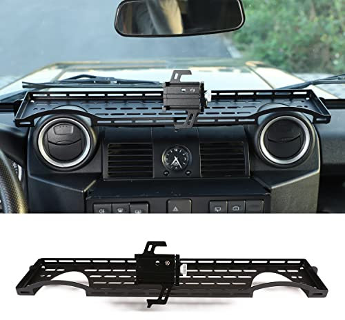 DIYUCAR KFZ-Handyhalterung GPS-Halterung, Mittelkonsole, Ablagefach, Aufbewahrungsbox für Armaturenbrett, Organizer für Land Rover Defender 90 110 2004-2019
