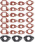 ZAMDOE GCV160 Kit de Joint de carburateur pour Honda GCV135 GCV160 GCV190 GSV190 GX100 HRS216 HRT216 HRB216 HRR216 HRZ216 Tondeuse à Gazon 16221-883-800 16212-ZL8-000 16228-ZL8-000,16211-ZL8-00