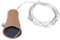 AZURAOKEY 1 m 10 LED bouchon bouteille étanche énergie solaire guirlande lumineuse (multicolore)