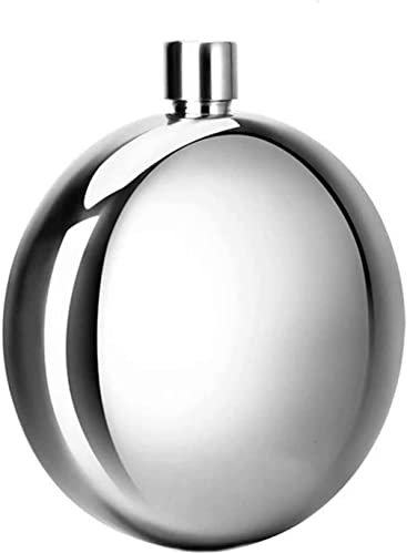 Flasque de poche portable for liqueur, flacon de hanche en titane en acier inoxydable de 7 oz Flacon en titane portable for randonnée, chasse, escalade, camping, barbecue, bar, buveur de fête (Color :
