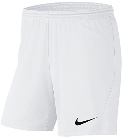 Nike Damen W Nk Df Park Iii Nb K Shorts, Weiß/Schwarz, XXL EU