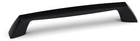 Black Kitchen Door D Bar Handle 160mm Centres Cabinet Cupboard Drawer Furniture Pull