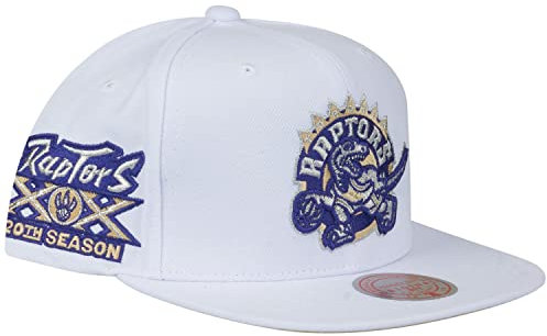 Mitchell & Ness Snapback Cap Winter White Toronto Raptors