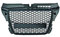 Kühlergrill Grill Front Waben Sport schwarz glanz kompatibel für Audi A3 8P ab 2008 mit PDC DM Autoteile 136869