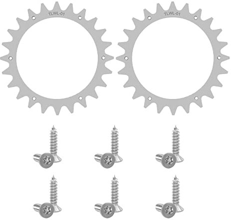 EtliN Trazione del Tosaerba migliorata Ruote di Assistenza alle Ruote compatibili con Worx Plus S/M/L Pezzi di Ricambio for Tosaerba a Batteria Portatili di Ricambio (Color : 205mm)