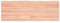vidaXL Tischplatte, Holzplatte für Tisch Esstisch Couchtisch, Massivholzplatte Handgefertigt mit Baumkante, Ersatztischplatte Scharnierdesign, Hellbraun 140x50x(2-4) cm Massivholz Behandelt