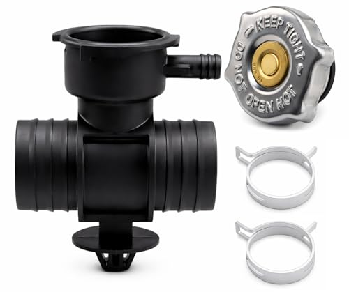 KPALAG Collo di riempimento del liquido di raffreddamento del radiatore (con tappo di riempimento del radiatore) compatibile con Chrysler 200 Sebring Caliber Dodge Avenger/Durango Dakota/Jeep Compass