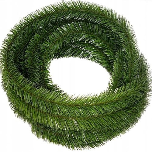 22,5 Meter Weihnachtsgirlande, künstliche Tannengirlande, Weihnachtsdeko, Künstliches Tannengrün, Girlande Weihnachten, Weihnachts Girlande, Christmas Garland, Girlande Grün