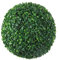 VUIUYOIES Bola de Planta Artificial Realista y de bajo Mantenimiento para decoración Interior/Exterior Césped Artificial Plantas de Bola de cúpula de plástico, Verde 40cm