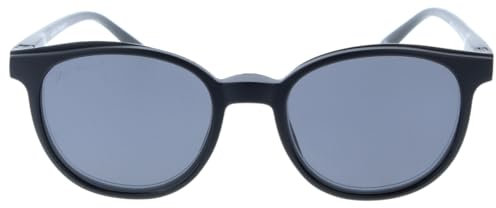 Klassische Lesebrille MRC-2 aus hochwertigen Kunststoff in Schwarz mit Sonnenclip + 1,50 dpt