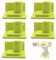 5 Pack Battery Mounts Dock Holder Compatible with Ryobi Battery Holder 18V One+ P102 P103 P104 P105 P107 P108 P109 Tool & Battery Mounts Hangers Holders Brackets Drill Tools Storage Organizer