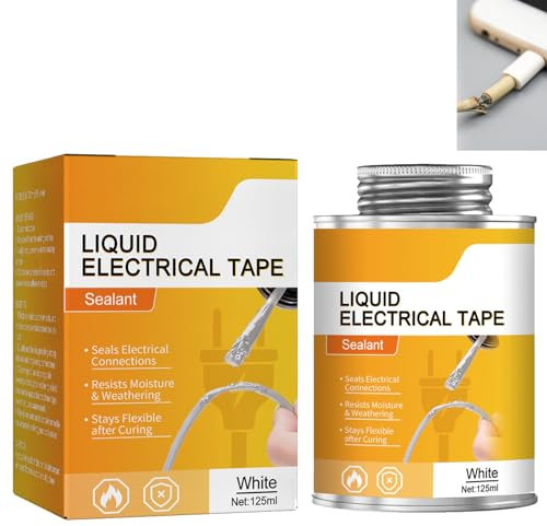 GNAUMORE Waterproof Black Liquid Insulating Glue and Tape