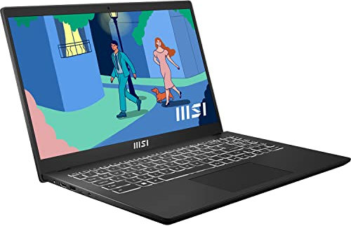 MSI Modern 15 B13M-886US 15.6 Full HD Laptop, Intel Core i5-1335U 1.3GHz, 16GB RAM, 1TB SSD, Windows 11 Pro, Classic Black