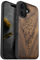 Carveit Coque Magnétique pour iPhone 16 Étui Bois Case de Téléphone Antichoc Bumper TPU Compatible Magsafe 16 Coque Bois Etui (Noyer-Viking Compas)