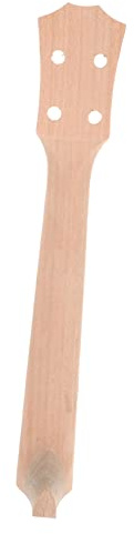 BESTonZON Selbstgemacht Ukulelen Griffhals Handgefertigter Konzert Ukulelenhals im Klassischen Design Leichter und Sicherer Ersatz für Ukulelen Griffbrett zu Hause