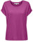 ONLY Onlmoster S/S O-Neck Top Noos JRS Haut avec col Rond Normal et Manches Courtes, Fushia, M Femmes