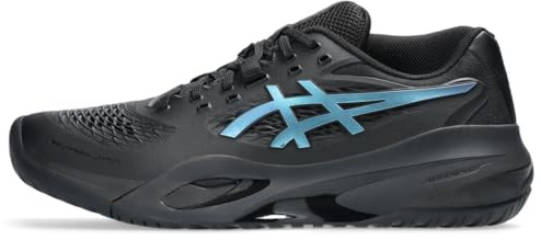 ASICS Herren Gel-Resolution X Tennisschuhe, Schwarz/Prismenblau, 46 EU