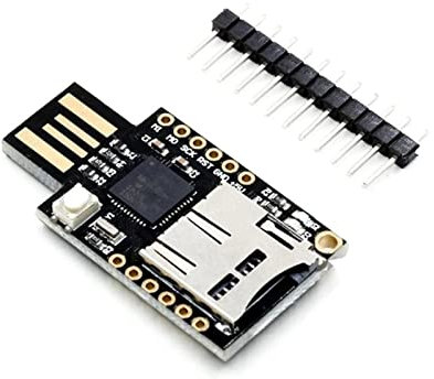 KANGQL Clavier virtuel USB, module de clavier virtuel USB CJMCU avec fente pour carte mémoire Badusb