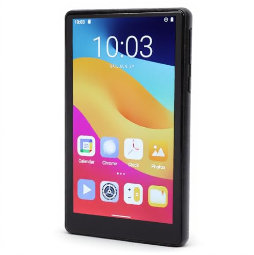 Touch Screen MP4 Player for Android 11 4GB 64GB, Bluetooth 5.0 WiFi MP3 Player with 5.0in HD Display, FM Radio, Recording, E-Book, 2500mAh Battery