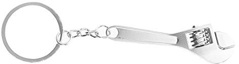 Huudngeje Cle a molette Mini Clef Porte-Cles Gadget Ajustable Outil Main Bricolage