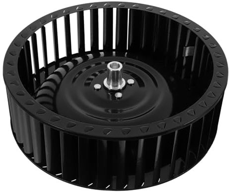 Gadpiparty Range Hood Fan Replacement Wind Wheel 216x70x10mm Right Side Exhaust Fan Cover for Kitchen Ventilation Motor Accessory with Fixed Shaft 27mm Depth