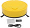 Ejoyous Robot Vacuum, Trapeador de Aspiradora Robótica USB Mini Robot de Barrido Inteligente para Pisos de Madera Alfombra de Piso Duro para Mascotas (Yellow)