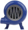 Ventilador de barbacoa de 150/120/80 W, soplador de forja de herrero con conducto de hierro portátil, soplador manual para campamento