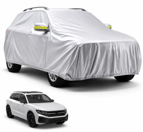 Cubierta impermeable para SUV para la protección y cobertura del automóvil, vehículo: funda para auto de tamaño universal (1x SUV (490x190x180cm))