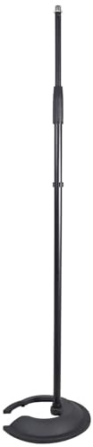 Chord | Stackable Microphone Stand | Adjustable Height 89cm–158cm | Durable Heavy Cast Iron Base | Space-Saving Mic Holder for Stage, Studio, Recording, Singing and Performances
